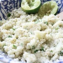 Cilantro Lime Cauliflower Rice