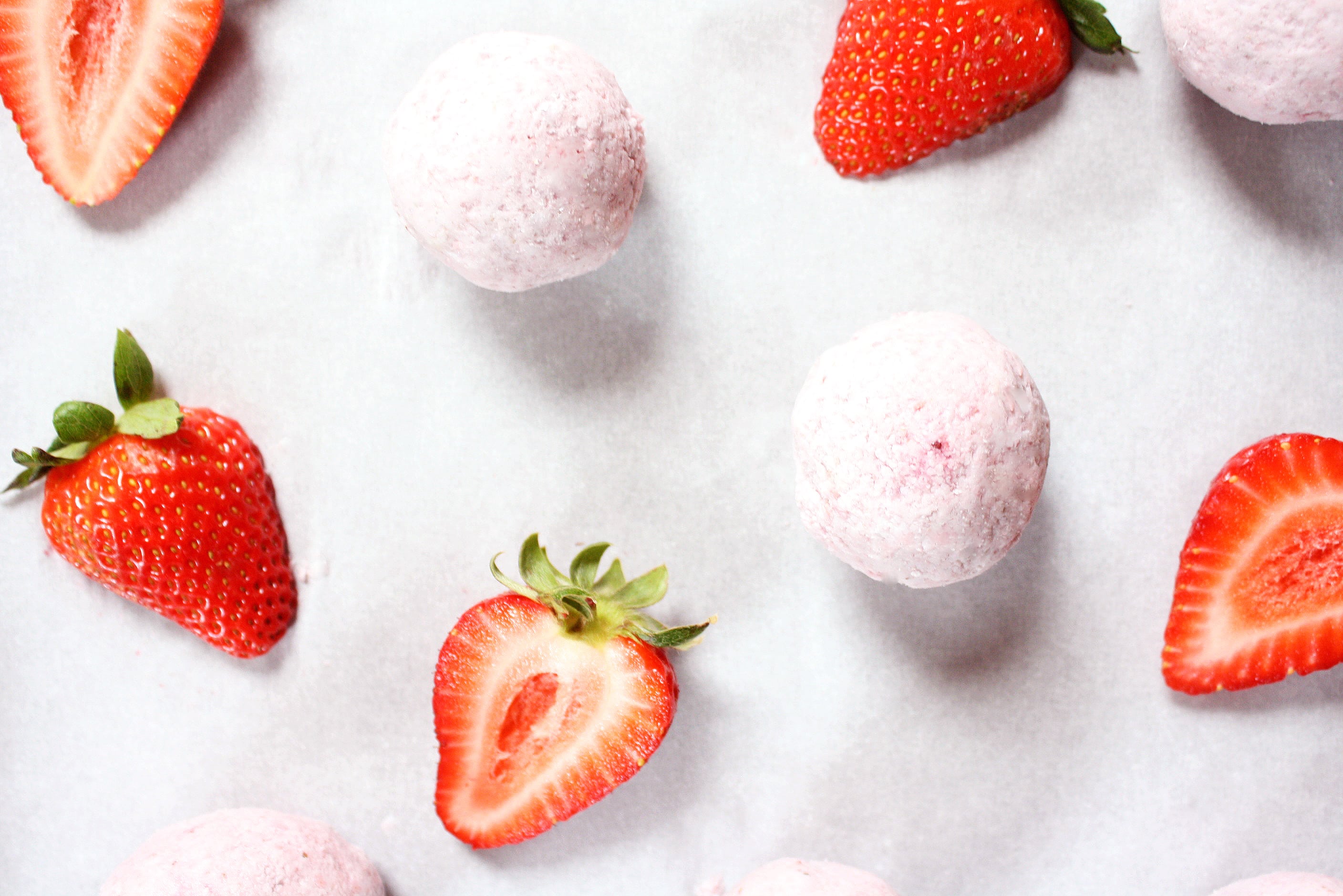 Strawberries & Cream Fat Bombs