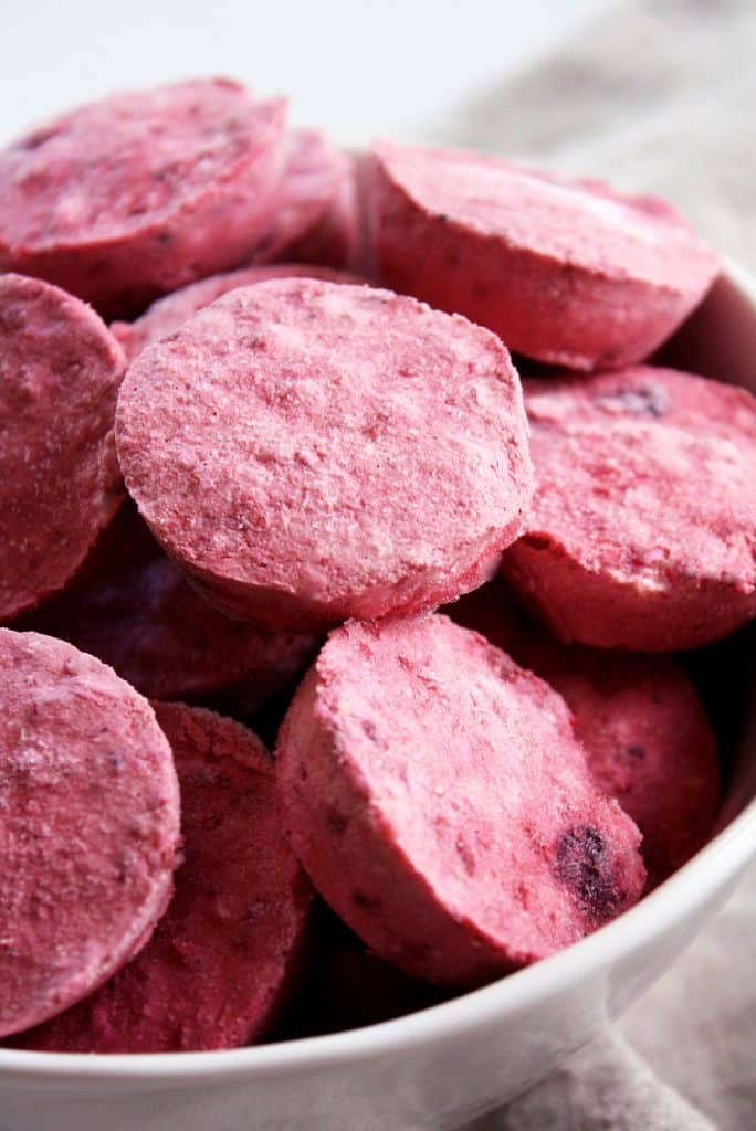 berries-and-cream-fat-bombs in a bowl