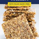 Low-Carb Crackers pinterest pin