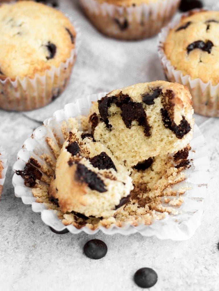 Low-Carb-Chocolate-Chip-Muffins
