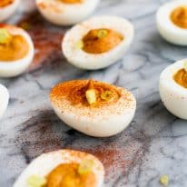Buffalo Deviled Eggs