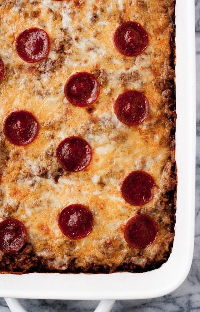 close-up-shot-of-baked-Low-Carb-Zucchini-Pizza-Casserole