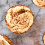 overhead-shot-of-Cream-Cheese-Pumpkin-Muffins-on-marble-board