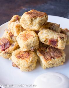 Keto Side Dish Recipes - low carb bacon ranch cauliflower tots