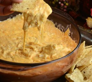 instant pot buffalo ranch dip and tortilla chips