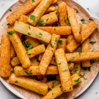 a-plate-of-golden-jicama-fries
