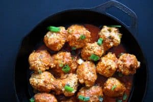 instant pot buffalo chicken meatballs