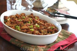 keto sausage and bread stuffing 