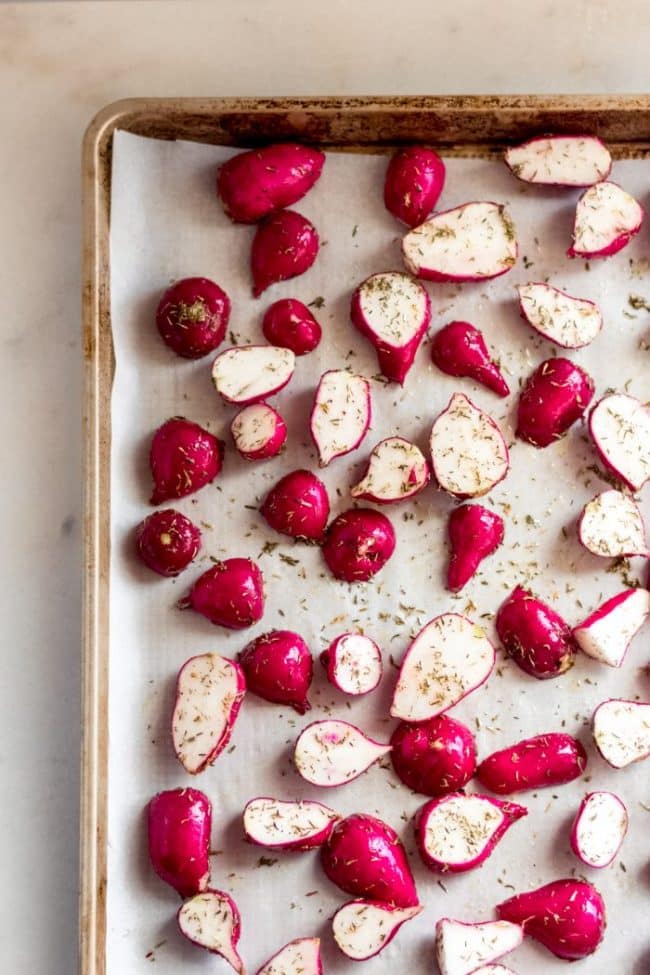 Keto Roasted Radishes