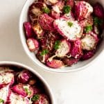 hero shot keto roasted radishes