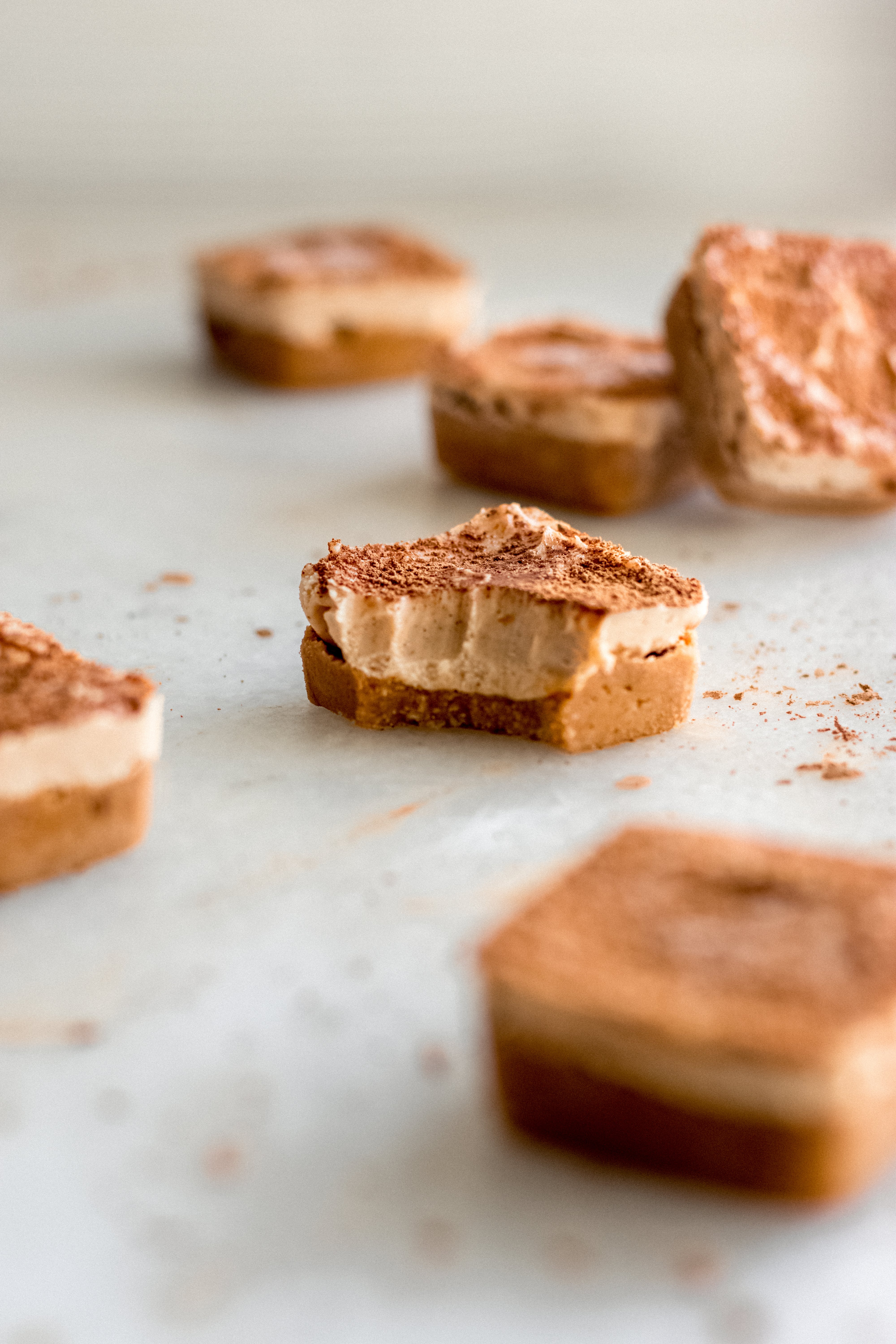 keto tiramisu fat bomb bitten beside more fat bombs