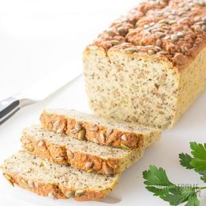 Sliced Keto Low Carb Coconut Flour Bread