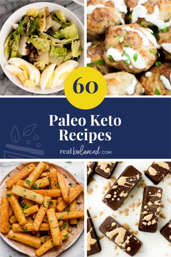 60 Paleo Keto Recipes pinterest image