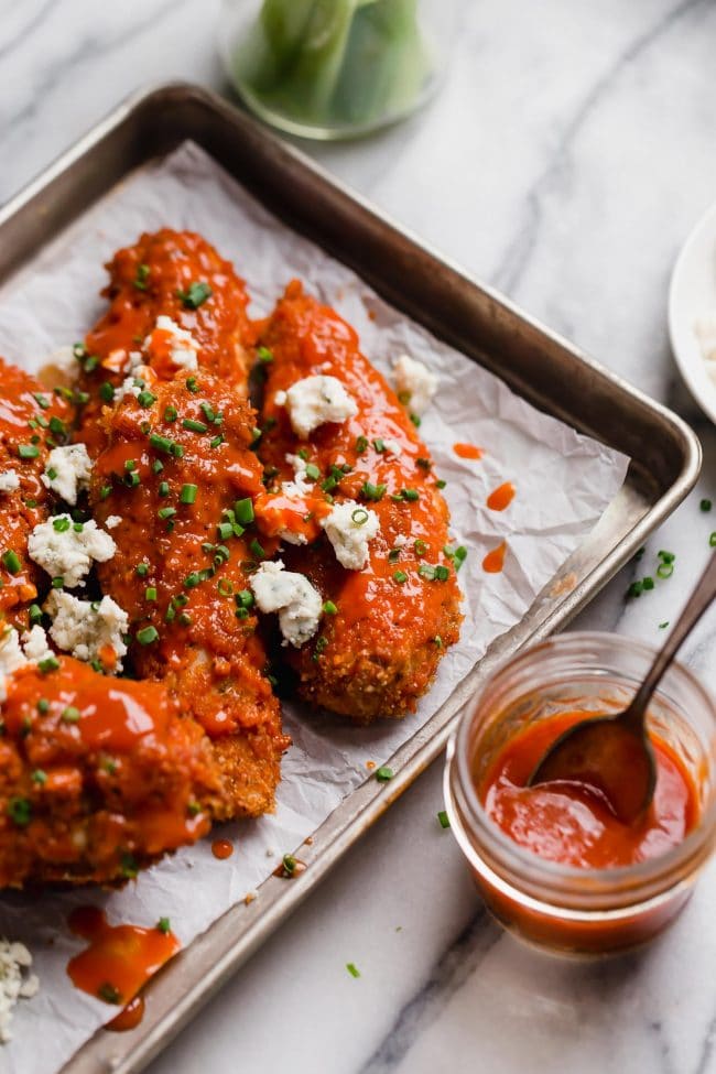 Keto Buffalo Chicken Tenders Freezer Friendly Nut Free Coconut Free