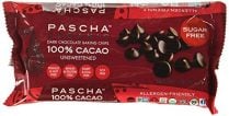 a bag of pascha unsweetened chocolate chips