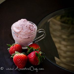 Easy Paleo Strawberry Ice Cream