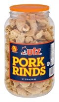 a big container of utz pork rinds