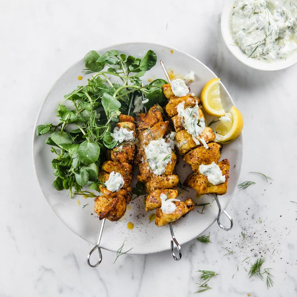 Keto Chicken Shawarma Kebabs