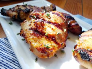 Easy Keto Grilled Chicken Thighs with Maple Dijon Marinade