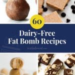 60 Dairy-Free Fat Bomb Recipes pinterest image