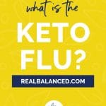 what is the keto flu blog post pinterest graphic