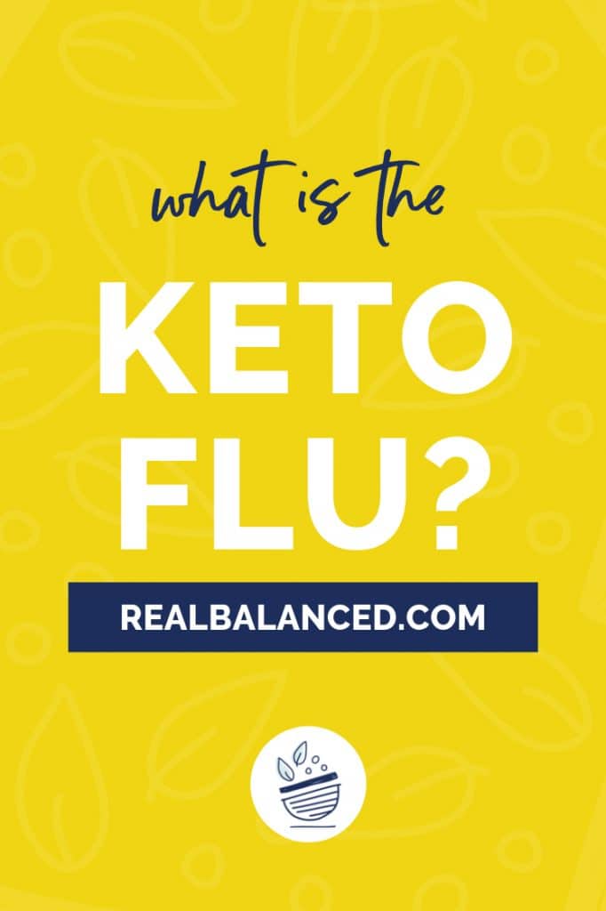 what is the keto flu blog post pinterest graphic