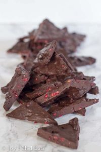 Dark Chocolate Raspberry Truffle Bark