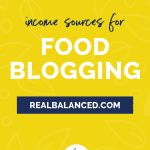 Income Sources for Food Blogging