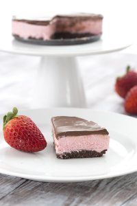 Low Carb Keto Chocolate Strawberry Cheesecake for Two