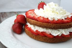 Low Carb Strawberry Shortcake