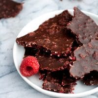 dark-chocolate-raspberry-bark-piled-plate