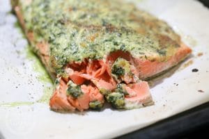 Baked Garlic Parmesan Salmon