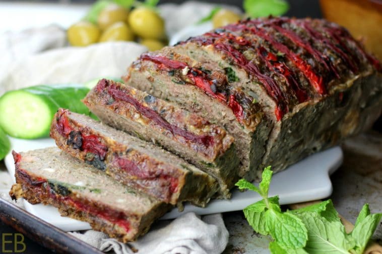 Paleo and Keto Greek Meatloaf