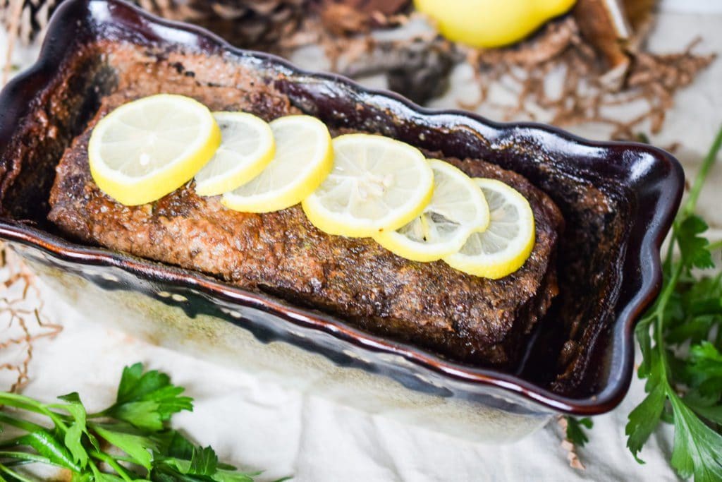 Delicious Lemon Herb Low Carb Keto Meatloaf