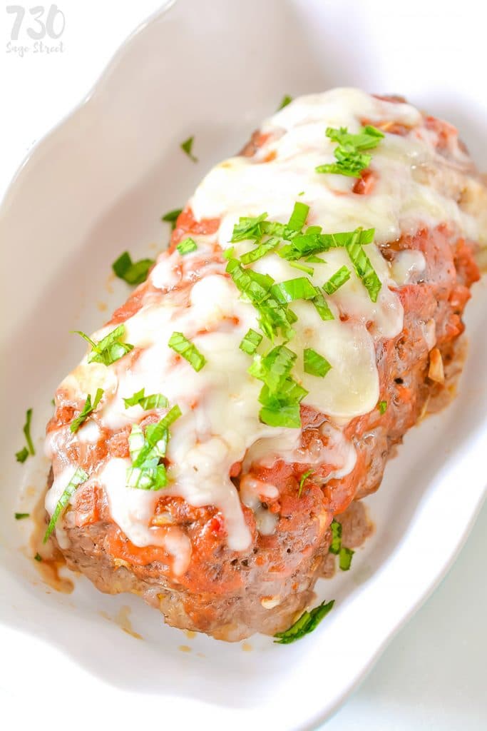 Cheese Stuffed Low Carb Meatloaf