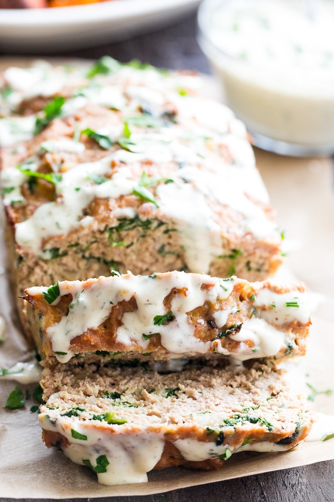 Veggie Ranch Turkey Meatloaf