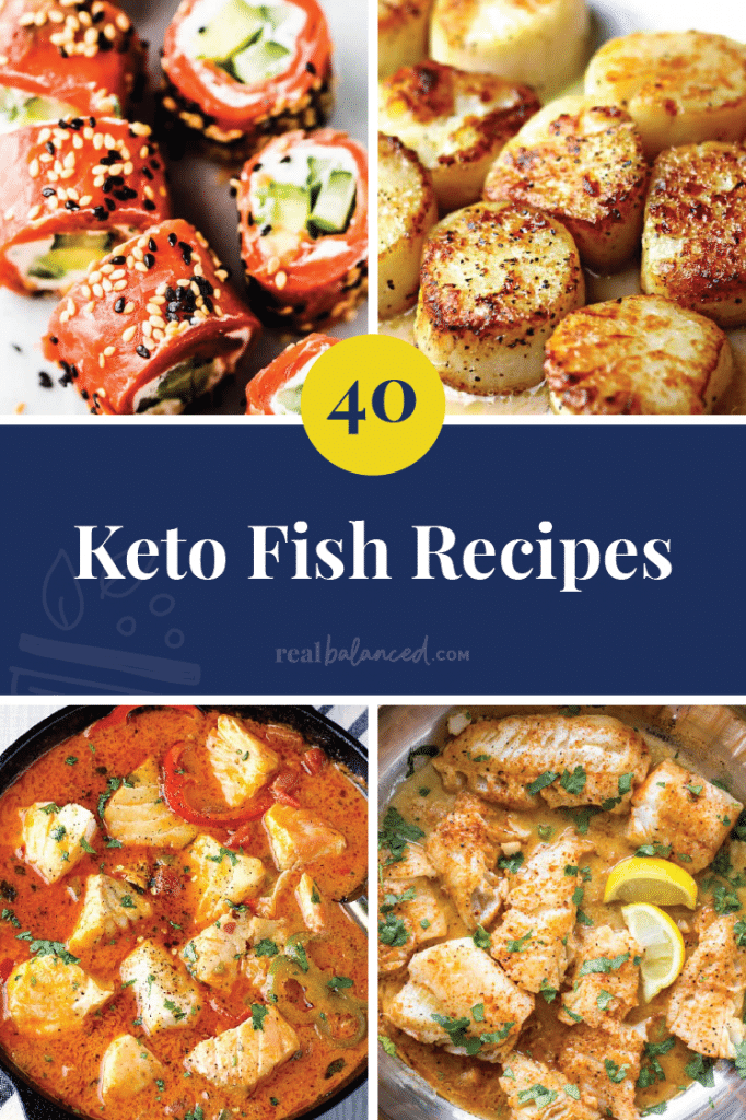 40 Keto Fish Recipes pinterest image