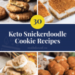 30 Keto Snickerdoodle Cookie Recipes pinterest graphic