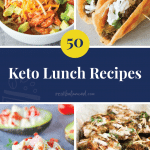 50 Keto Lunch Recipes pinterest image
