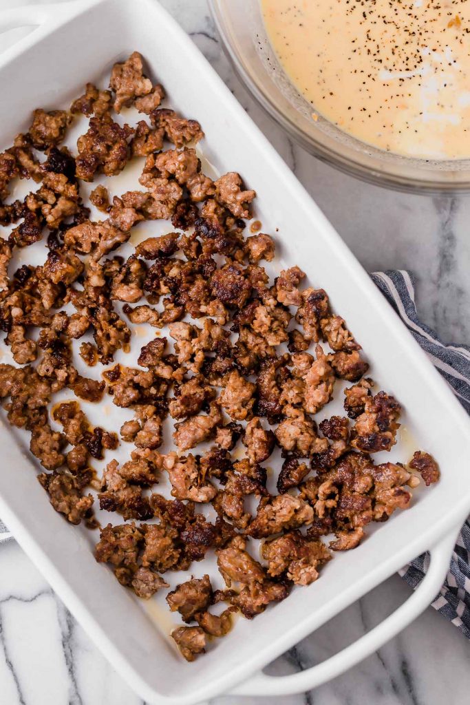 Low Carb Sausage Breakfast Casserole