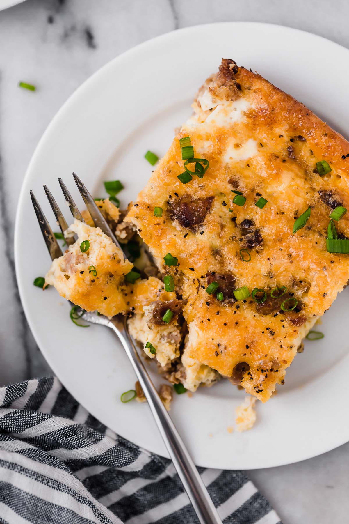 Low Carb Sausage Breakfast Casserole