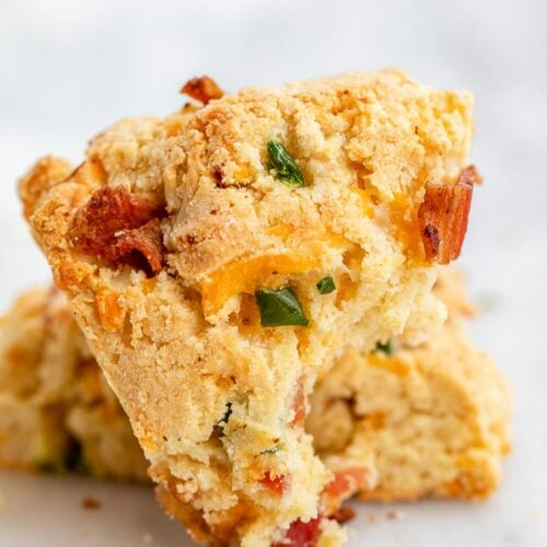 featured recipe image for Low-Carb Bacon Cheddar Jalapeño Scones