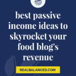 Best Passive income ideas to skyrocket your food blog's revenue image