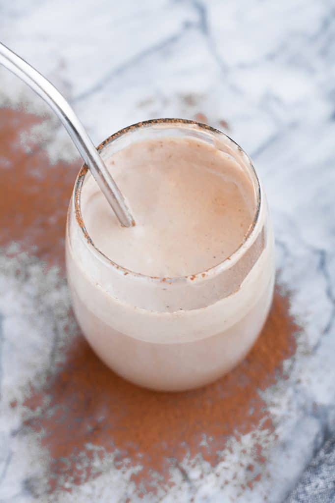 featured image for keto mocha smoothie recipe