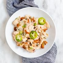 Jalapeño Popper Chicken Salad