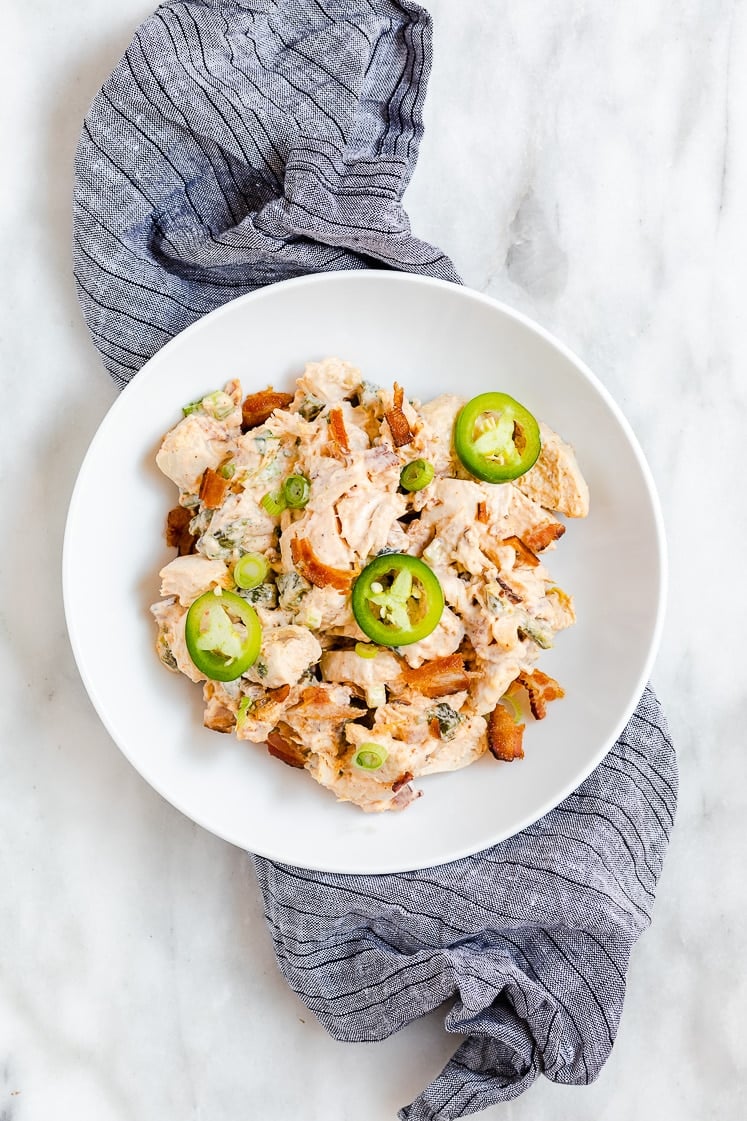 Jalapeño Popper Chicken Salad