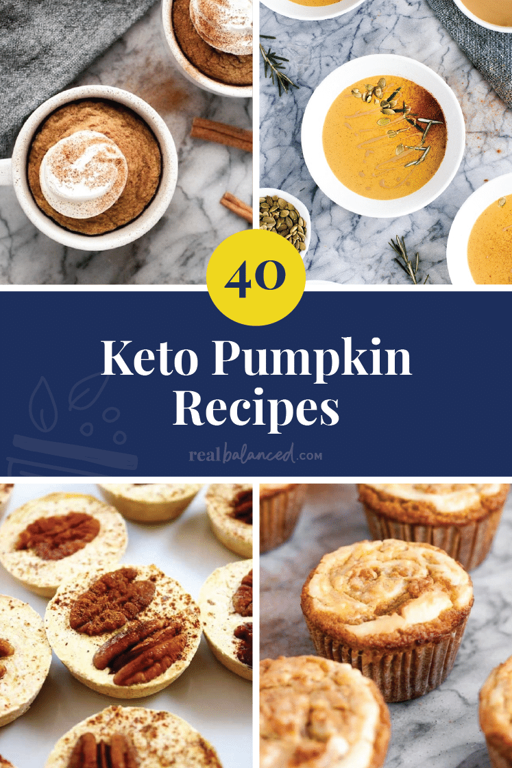 40 Keto Pumpkin recipe round up image