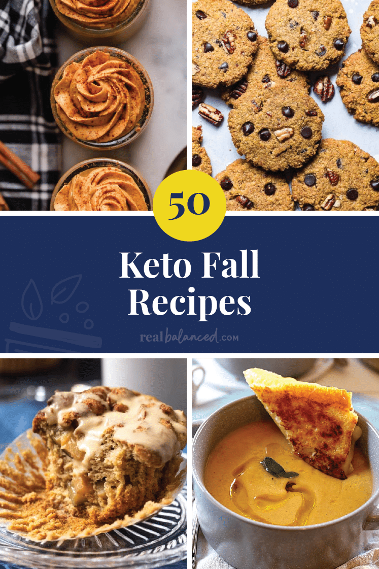 50 keto Fall Recipes Pinterst Pin Image