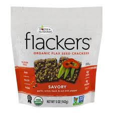 Doctor in the Kitchen Flackers - Savory Flax Seed Crackers
